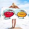 Funny Fruit Quick Dry Beach Towel Oversized Sand Free Large Beach Towels Bath Beach Pool Gym Travel Towel Gifts for Kids Adults