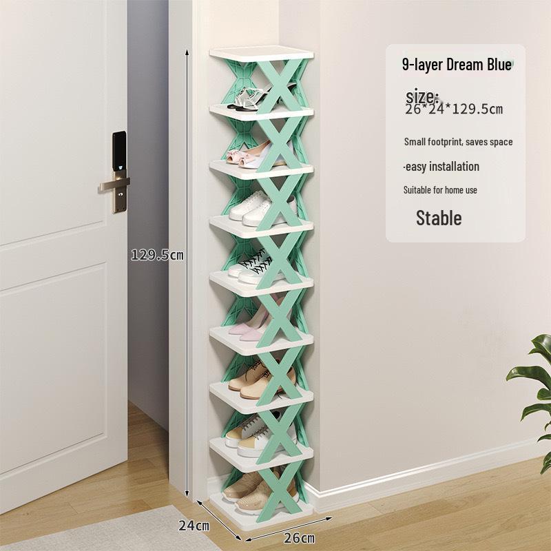 Foldable Multi-Layer Shoe Rack for Home & Dorm Use