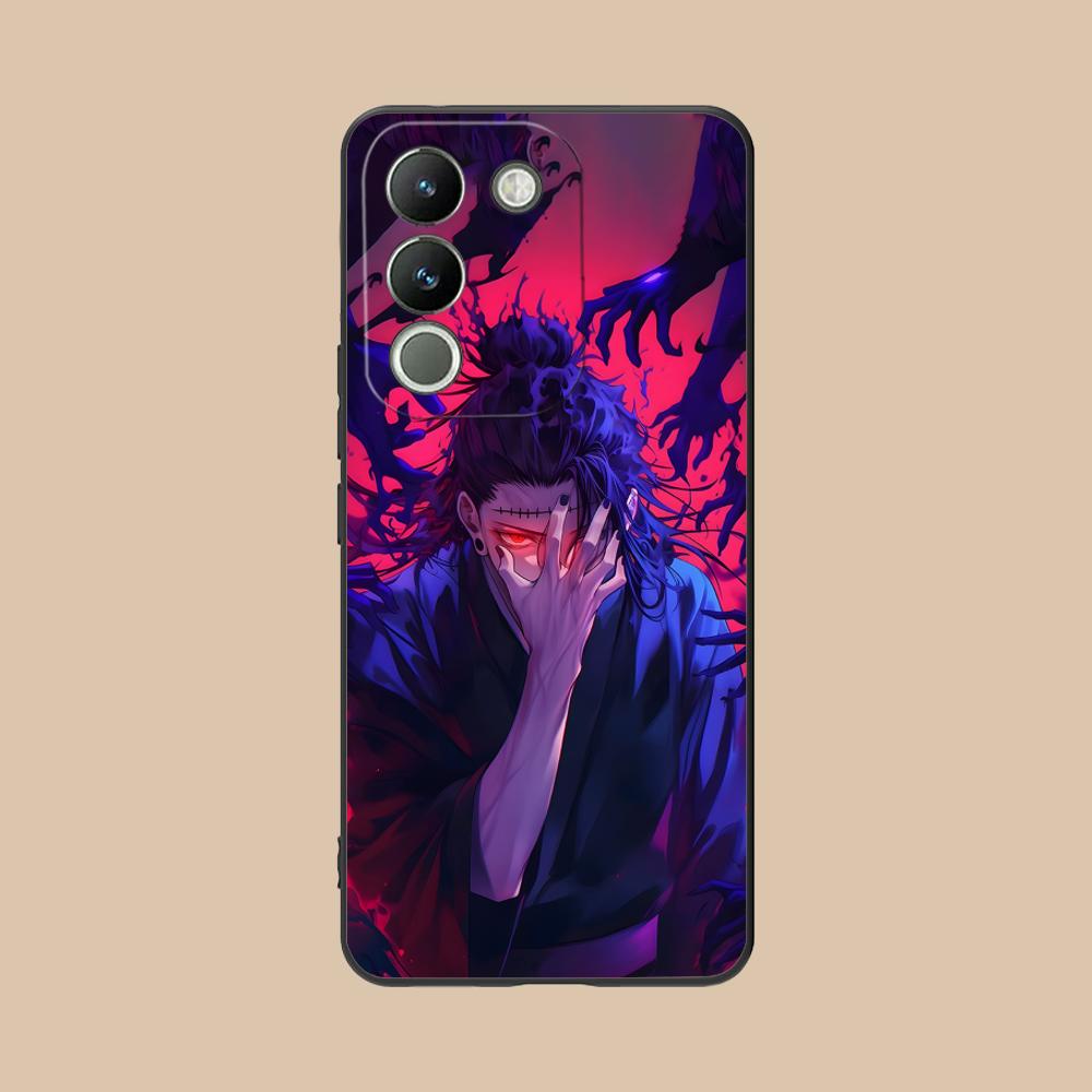 Jujutsu Kaisen Geto Suguru Handyhülle für VIVO V60 V50 V40 V30 V29 V27 V25 V23 Pro Lite 5G Bunte Druckabdeckung Luxuriöse Abdeckung