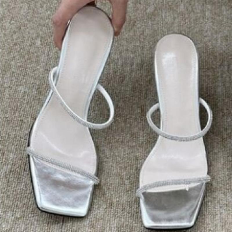 New Arrivals Open Run Women Niradull Fashion Cubic Summer Slipper Sandal Backle