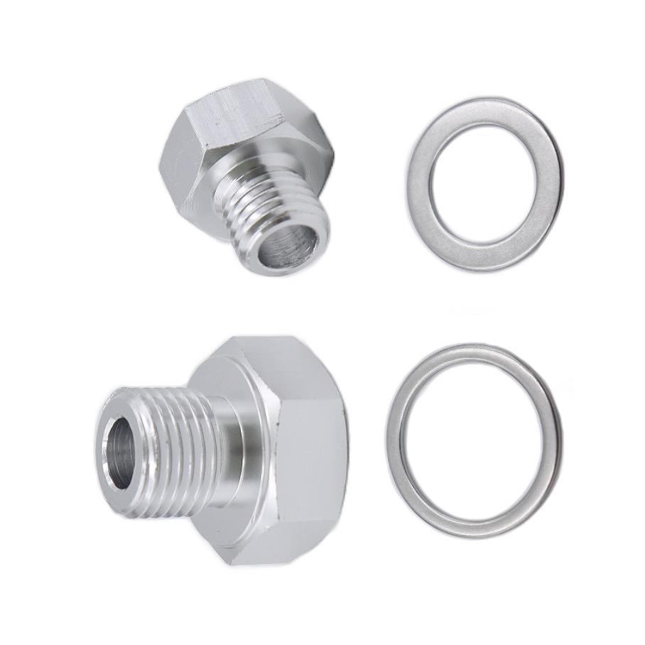 For LS1 4.8 5.3 6.0 Swap M12 M16 Oil Pressure Coolant Temp Gauge Fitting Adapter
