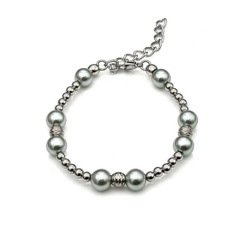 

Modern Stainless Steel Pearl Hand Chain For Casual Trendy Jewelry Gift