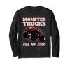 Monster Trucks Are My Jam Vintage Monster Truck Enthusiast Long Sleeve T-Shirt