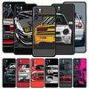 Japan JDM Sports Car Phone Case For Oppo Find X5 A54 A53 A52 A9 2020 A15 A95 A16 A76 A74 A12 Reno7 SE Reno6 Pro Plus 5G Cover