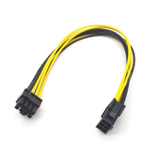 Graphics Card Power Pin Female To Cable 6 8 Pin Male PCI Express