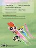 Powerpuff Girls Plaid Plush Raincoat Pendant with Detachable Bag