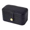 PU Leather Ring Necklace Case Solid Color Jewelry Display Case Simple Earrings Holder  Travel