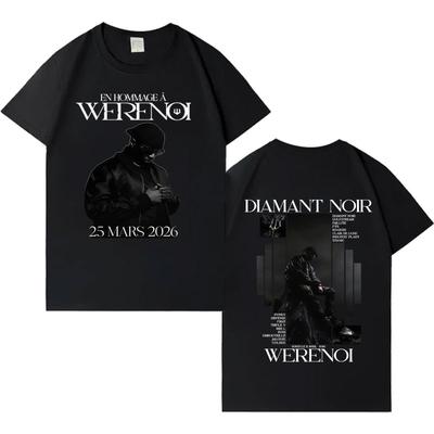 Rapper WeRenoi Gira Nuevo Álbum 2026 Camiseta Hombres Mujeres Moda Manga Corta Oversize Camisetas Hombres Alta Calidad Casual Cómoda Camiseta