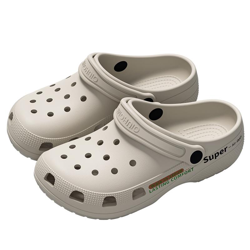 Platform Women Clogs Shoes Beach Garden Thick Bottom Sandals Fashion Comfortable Non-Slip Slippers Indoor Outdoor Men Hole Shoes