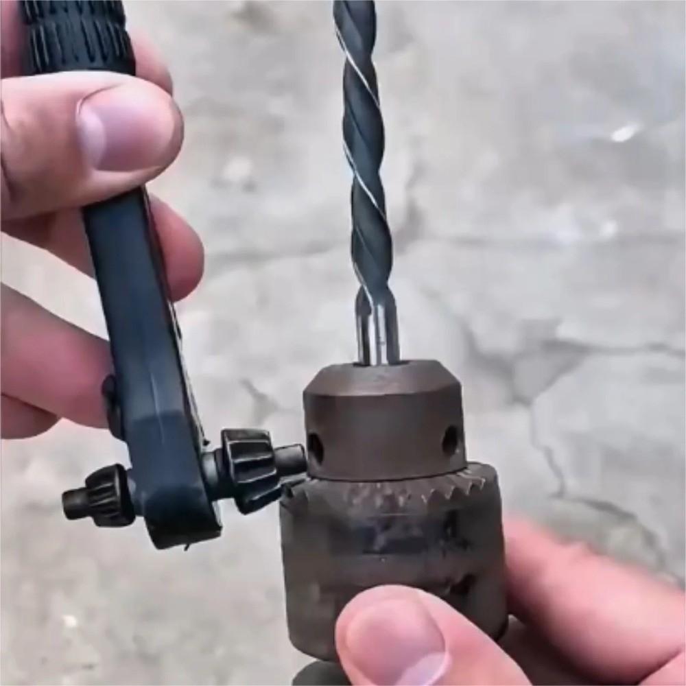 Three-jaw Drill Key Chuck Double Head Ratchet Spanner Ratchet   Drill Chuck  Electric Drill Chuck