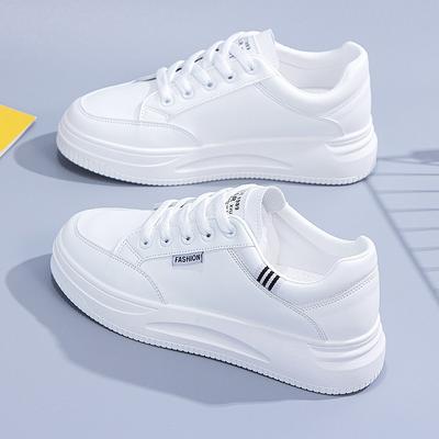 Little White Shoes Women's Autumn and Winter New Student Versatile Thick-soled Niche White Shoes Casual Soft Baseplate Shoes
