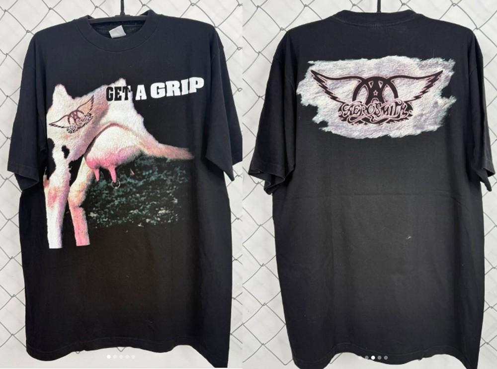 Aerosmith 1993 Get A Grip Reprinted Unisex All Size T-Shirt 22D159