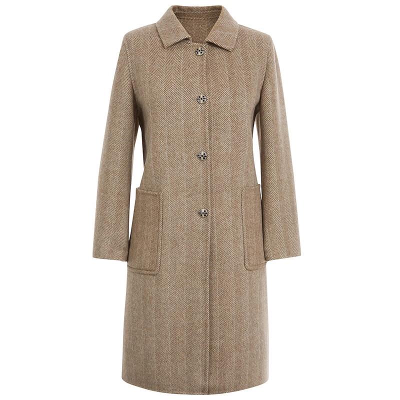 G·TENNA Women's Double-sided Wool Coat