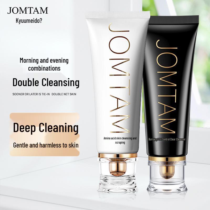Jiumei Hall Amino Acid Facial Cleanser: Deep Hydration, Moisturizing, Oil Control, with Niacinamide,