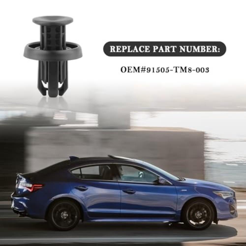 100pcs 100PCS Front Bumper Clips Plastic Rivets Car Plastic Rivets  for Automotive Use