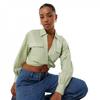 Jack Wills Womens/Ladies Draped Viscose Gathered Sleeve Blouse
