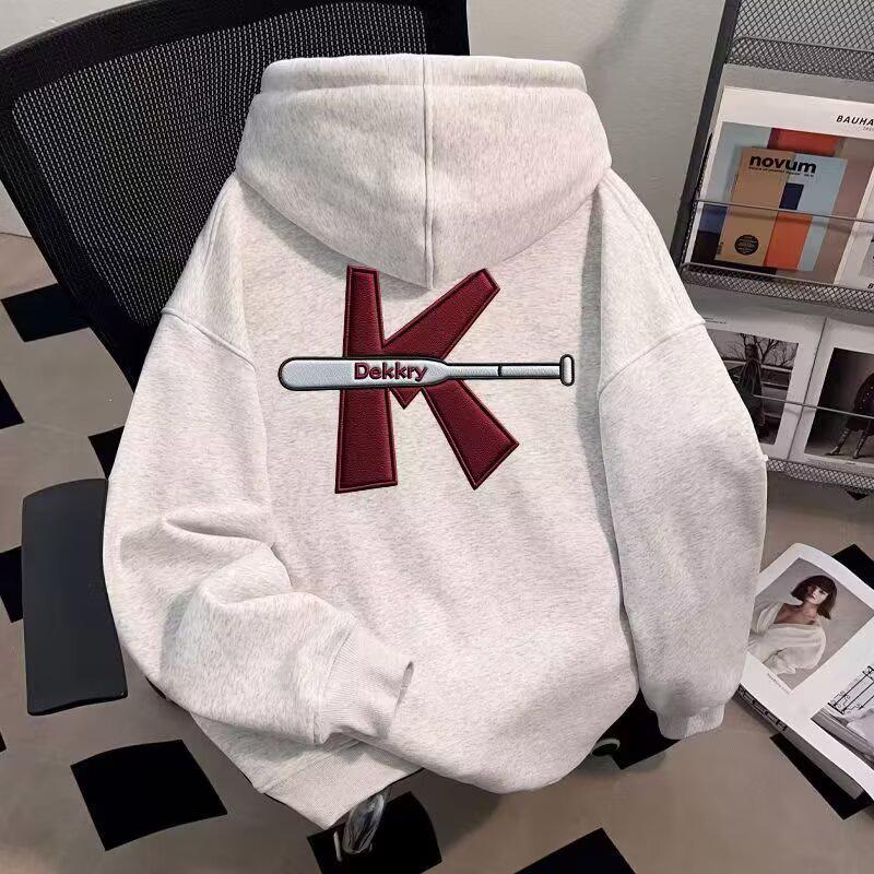 Men's Autumn Retro Chinese National Tide Hooded Sweatshirt - Casual Loose Pullover Outerwear