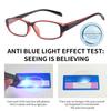 Anti-Blue Light Reading Glasses Urltra-Light Eye Protection  Women Elegant Comfortable Eyeglasses Hyperopia Glasses