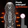 Reusable Penis Sleeve Glans Penis Lock Enlarger Extender Delay Ejaculation Anal Butt Plug Adult Sex Toys For Men Sexy Adult Man