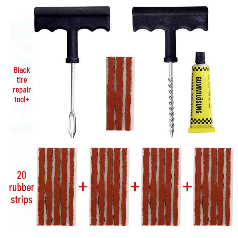Rapid Repair Kit: Car & Motorcycle Tire Vacuum Glue and Emergency Tool Set
