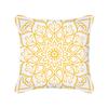 European Style Golden Geometric Pattern Pillow Cover Sofa Cushion Cover New Homeware Pillow Cover