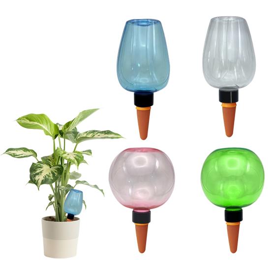 Self Watering Bulbs 500ml/350ml Large Watering Balls Planter Insert Slow Release Automatic Watering Globes for Houseplants Outdoor Plants