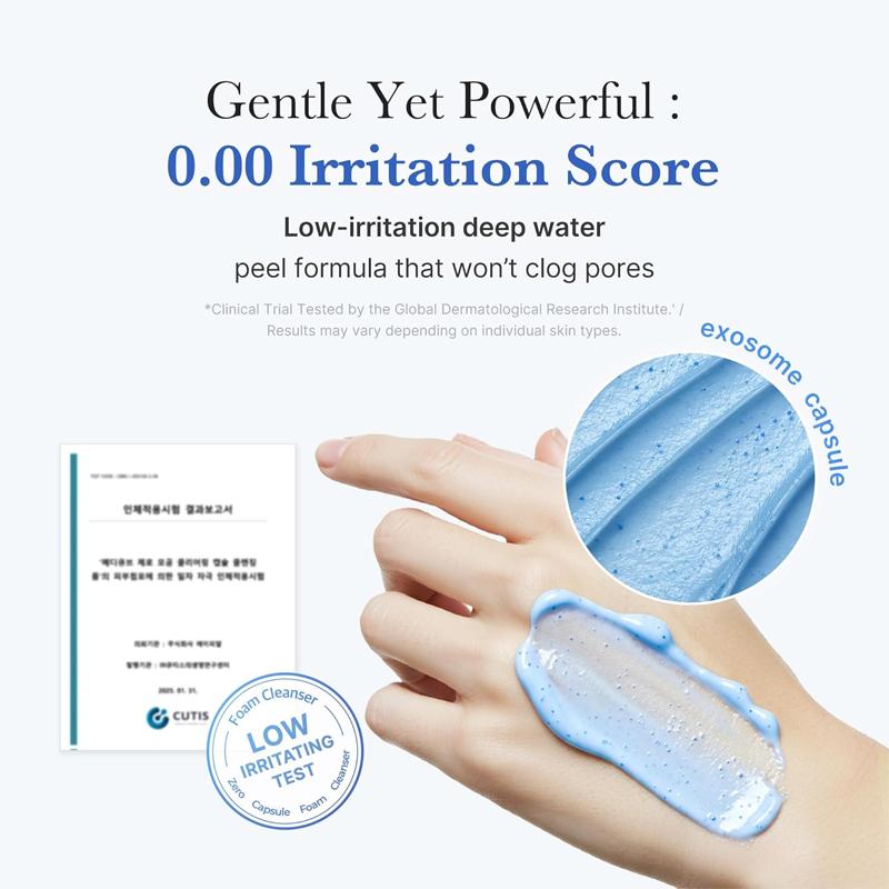 Medicube Mousse nettoyante Zero Pore SA Clear Capsule 120 g