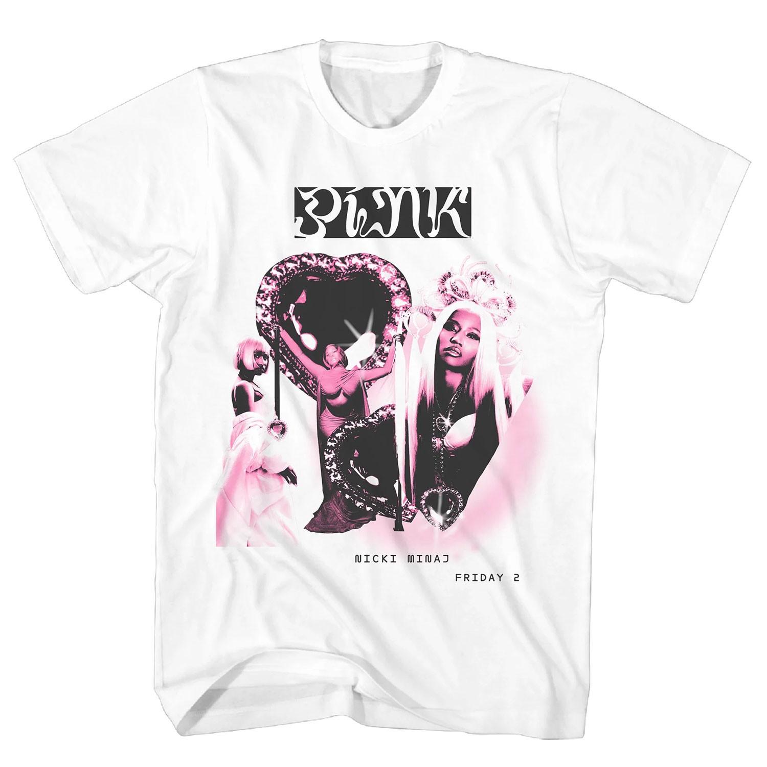 

Men s Nicki Minaj Heart Collage Friday 2 T-Shirt Mens Womens Tees Top White S
