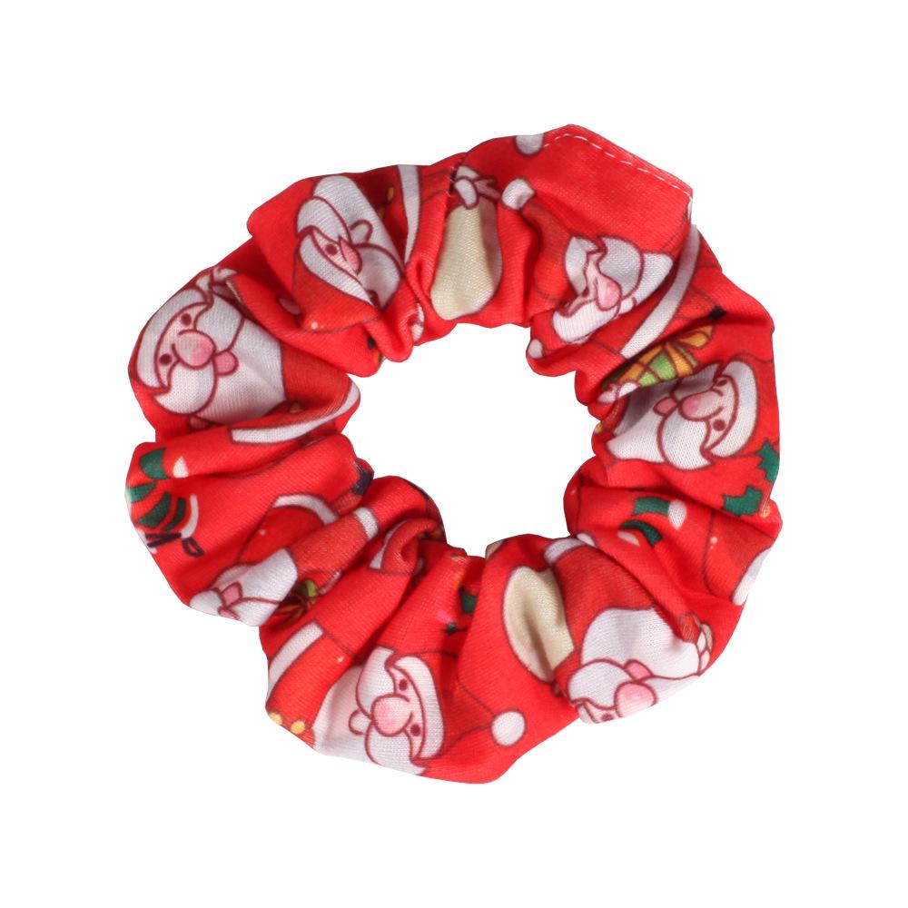 Christmas Hair Ring Set: Snowman, Bells, Santa Hat, Antlers, Candy Cane & Festive Accessories