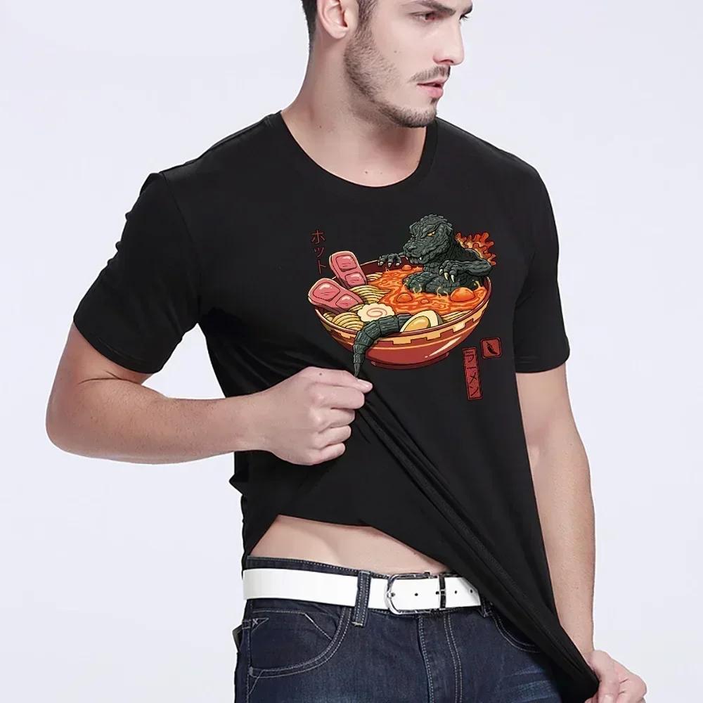 Clothes Japan Element Print T Shirt Men Black Shirts Fashion Round Neck Short Sleeve T-Shirt New Summer Tees Casual Top Pullover