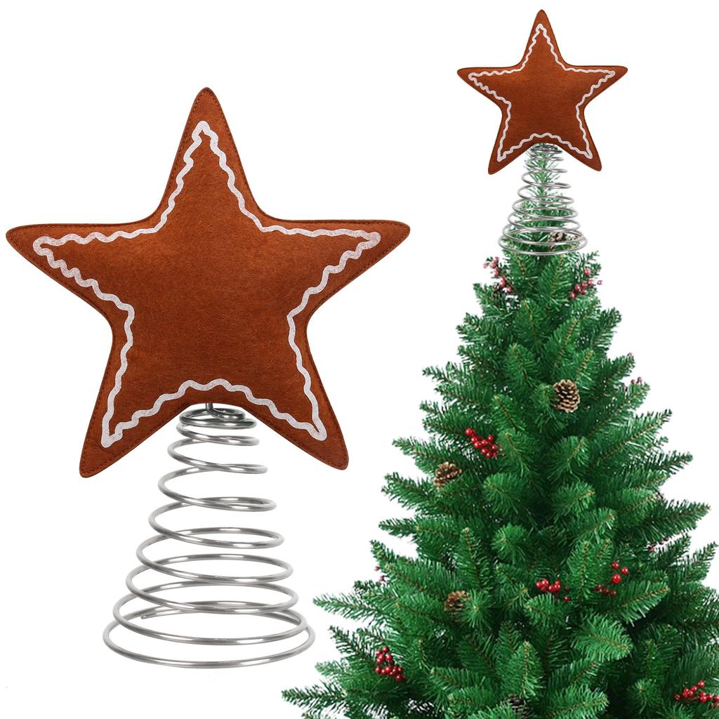 Christmas Star Tree Top Decoration Spring Christmas Atmosphere Ornaments Decoration Tree Top Star Ornaments