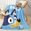 Bluey Bingo Adventure Blanket Ultra-Soft Suitable for Seaside Couch Livingroom for All Occasions Modern Ideal Gift for Friends Family Couples Picnic
