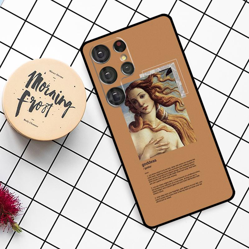Art Paintings The Birth Of Venus Case For Samsung Galaxy S23 S21 S22 Ultra S8 S9 S10 Note 10 Plus Note 20 Ultra S20 FE Cover