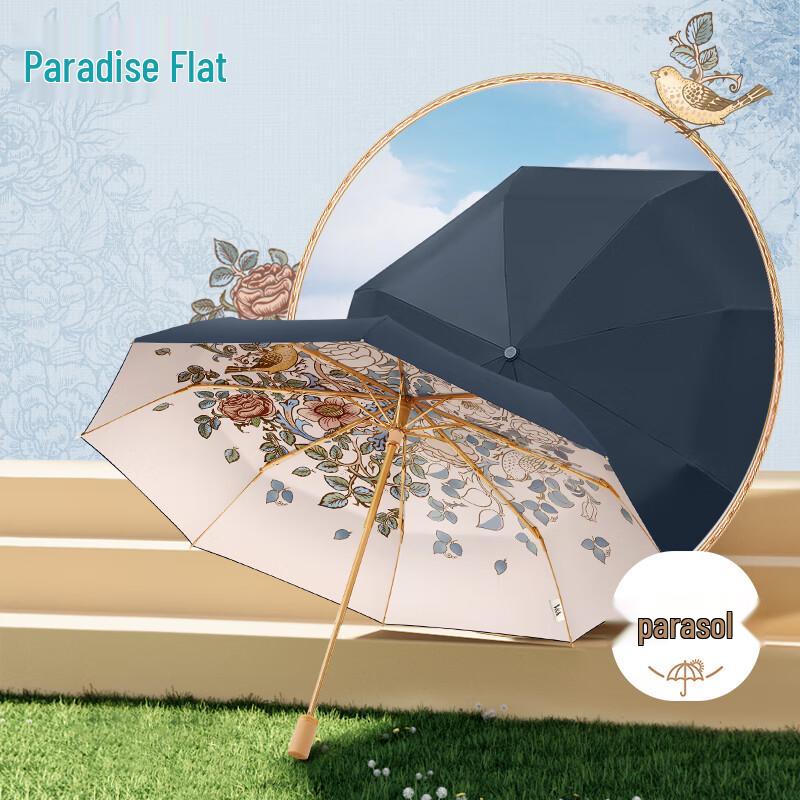 Paradise VA Museum Rose UV Folding Umbrella