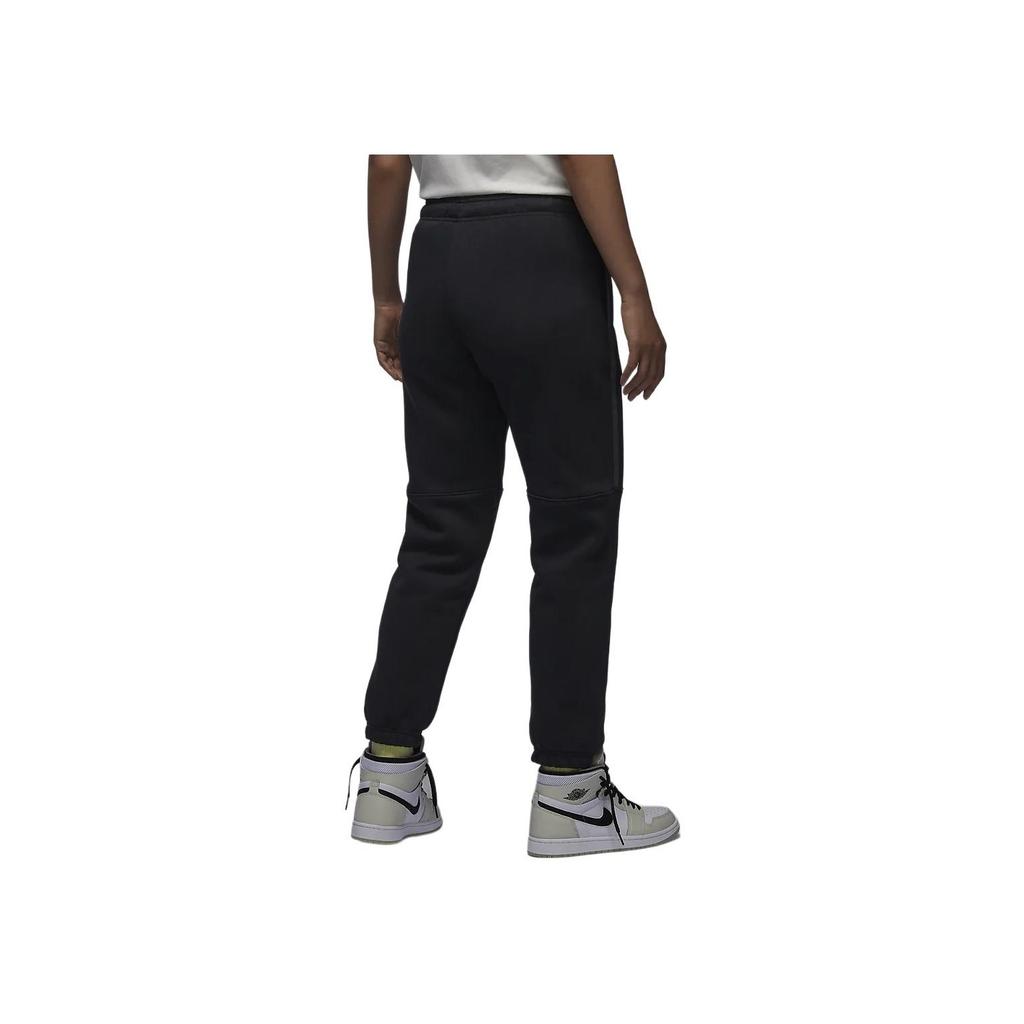 Jordan X PSG Brooklyn SS24 Paris Saint-Germain Alphabet Drawstring Casual Joggers With Velvet Lining Women Bottoms Black FN5179-010