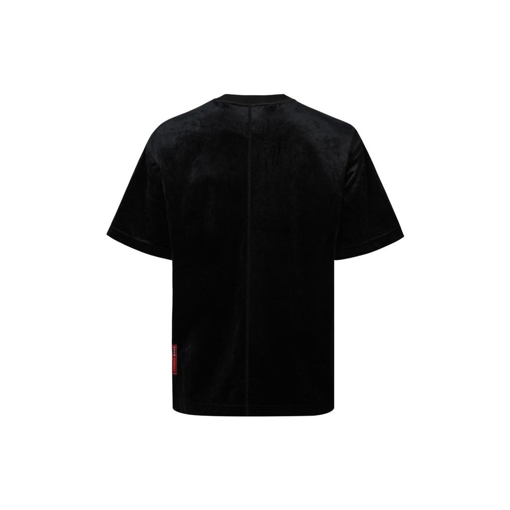 EVISU T-Shirts Men's Black Crew Neck Moderate Straight Fit 2EAHTM3TS7080LFPL