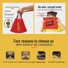 ZISIZ Disposable Drawstring Takeaway Bag