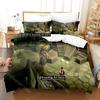 3D Print Death's Door Bedding Set Single Twin Full Queen King Size Bed Set Adult Kid Bedroom Duvetcover Sets 3D Print Anime Bed