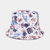 Summer Sun Hat, Men'S And Women'S Small Floral Pattern Double-Sided Fisherman Hat, Beach Travel Outdoor Fisherman Hat