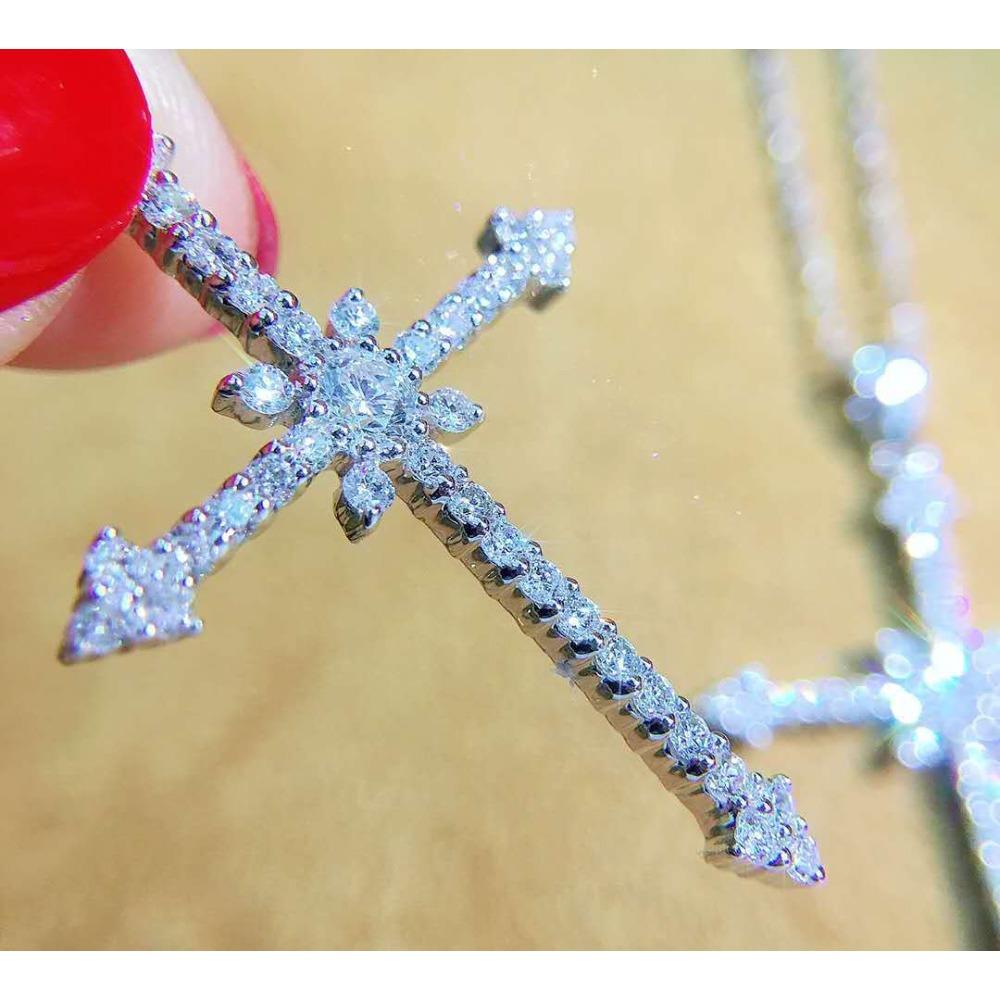 Cross Necklace New Style Trendy Temperament Women's Earrings Korean Street Creative Pendant