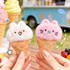 Portachiavi Ciondolo Morbido Soffice Forma Gelato Portachiavi Multifunzione Portachiavi Ragazza Regalo Sollievo dallo Stress
