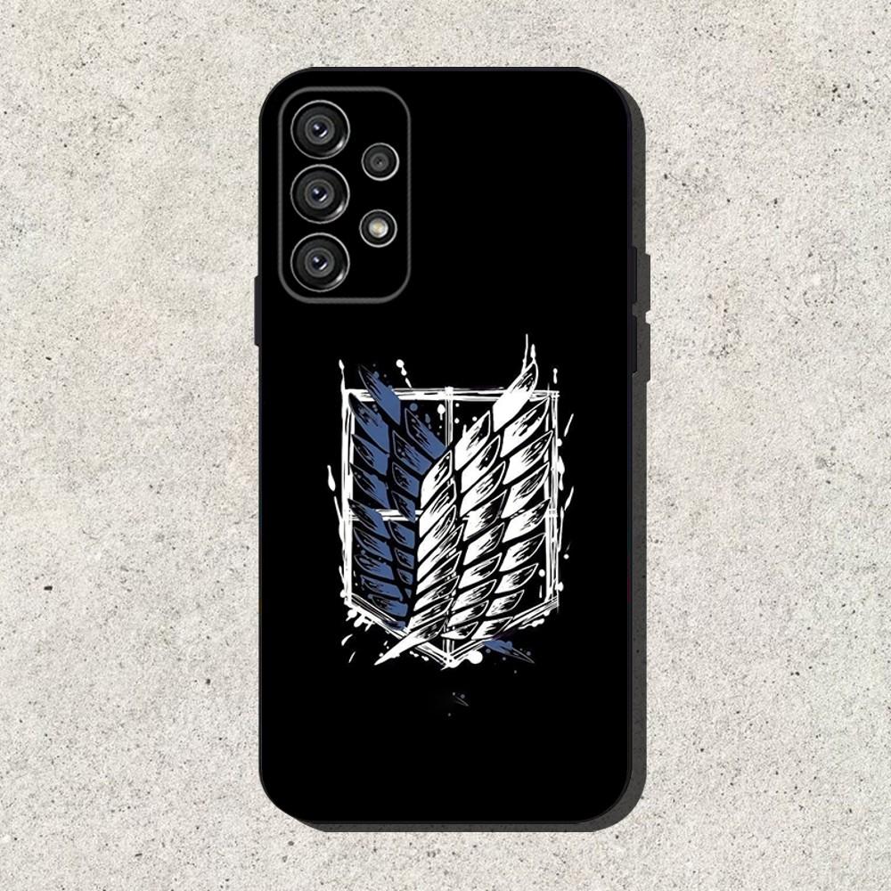 Attack On T-Titan Mikasa Phone Case For Samsung S25,S24,S21,S22,S23,S30,Ultra,S20,Plus,Fe,Lite,Note,10,9,5G Black Cover