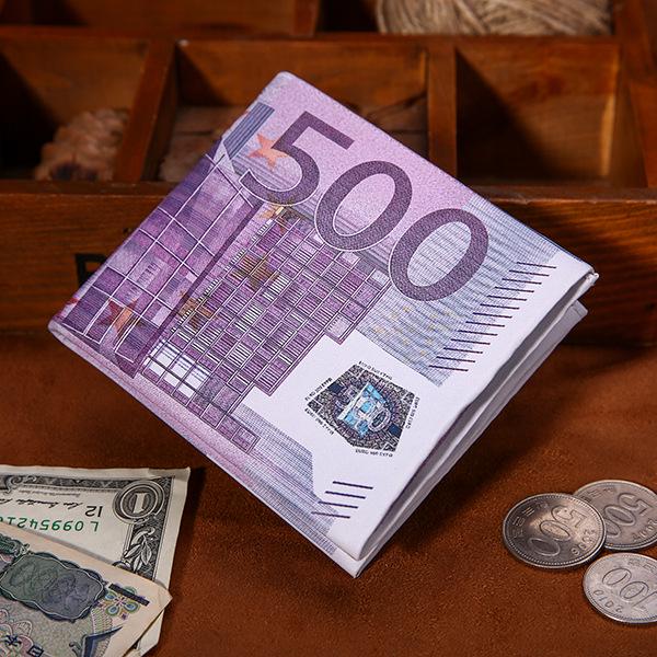 Stylish PU Leather Coin Purse with Foreign Currency Pattern - US Dollar Design