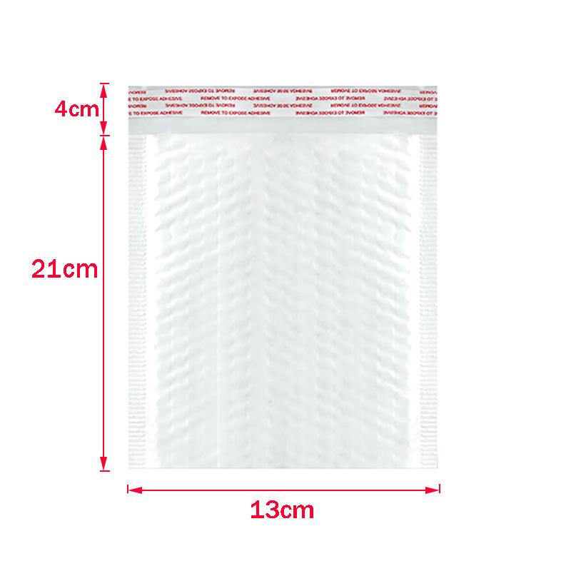 50Pcs Bubble Mailers White Poly Bubble Mailer Self Seal Padded Gift Bag Packaging Envelope Bags Book Shipping Package Bag