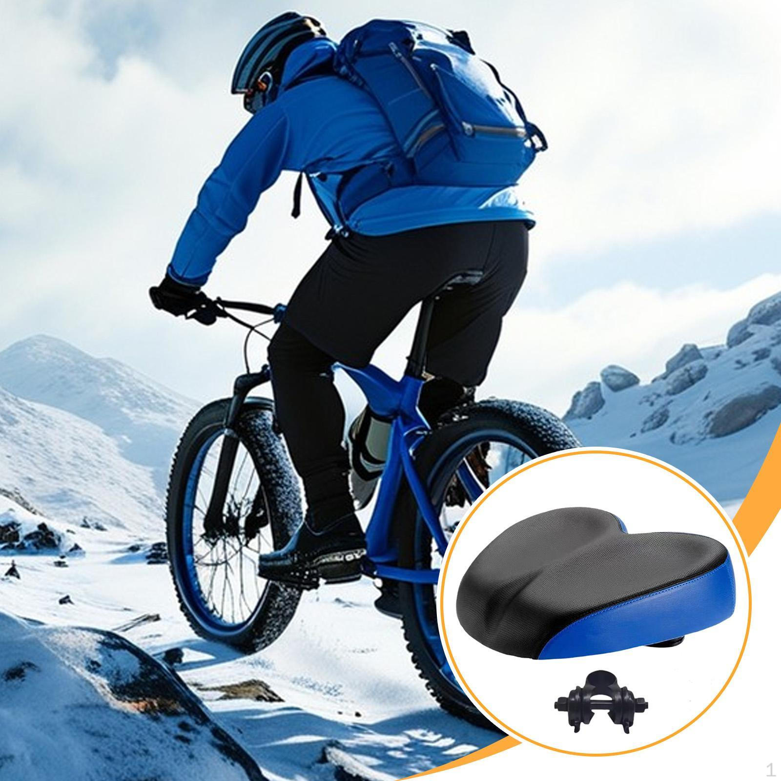 

Saddle with Holder, Wide Cushion for Leisure And Camping синий