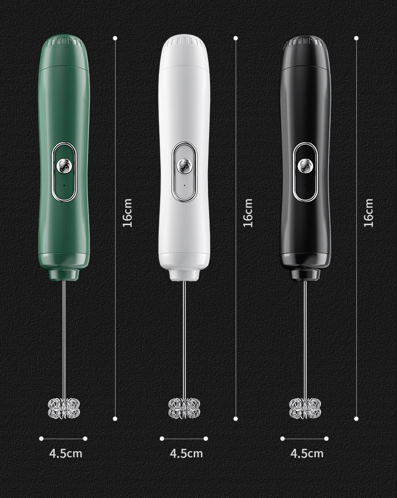 Compact Wireless Milk Frother and Egg Beater