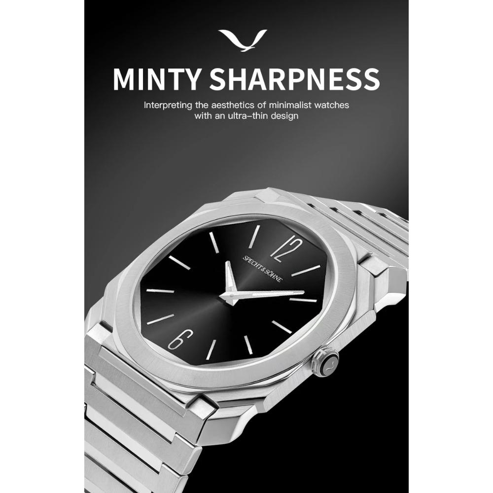 2026 New Hot Selling 38MM Specht & Söhne Quartz Watch For Men Ultrathin 316L Stainless Steel Watches Sapphire Crystal Waterproof