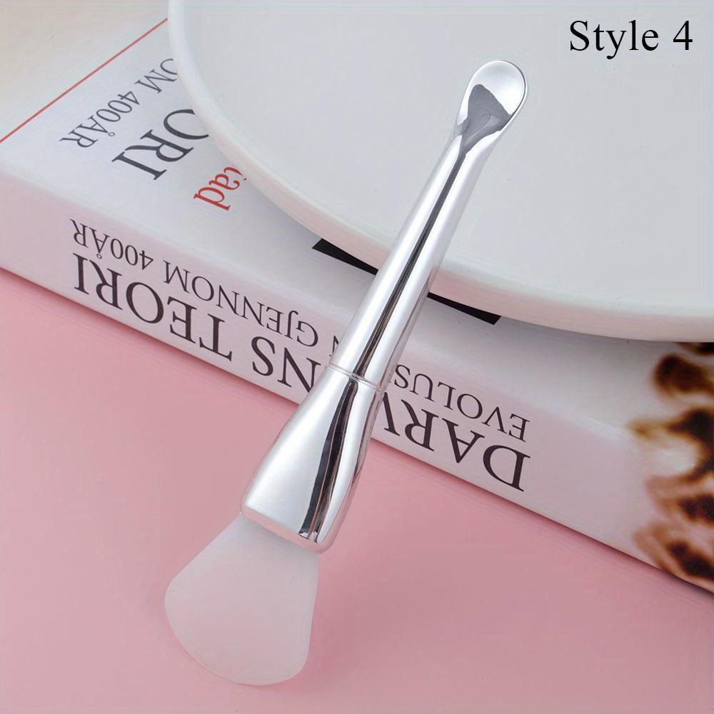 Facial Mask Brush Soft Head with Scraper Integrated Dual-use Mud Film Brush Film Adjusting Beauty Tool Beauty