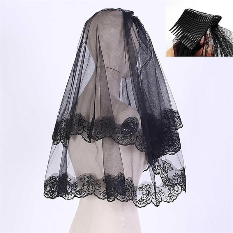 Thin Ventilated Trim Wedding Curtain With Delicate Embroidery For Spouses Outdoor Incidents