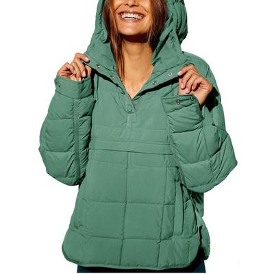 Giacca casual corta da donna invernale a maniche lunghe e tinta unita